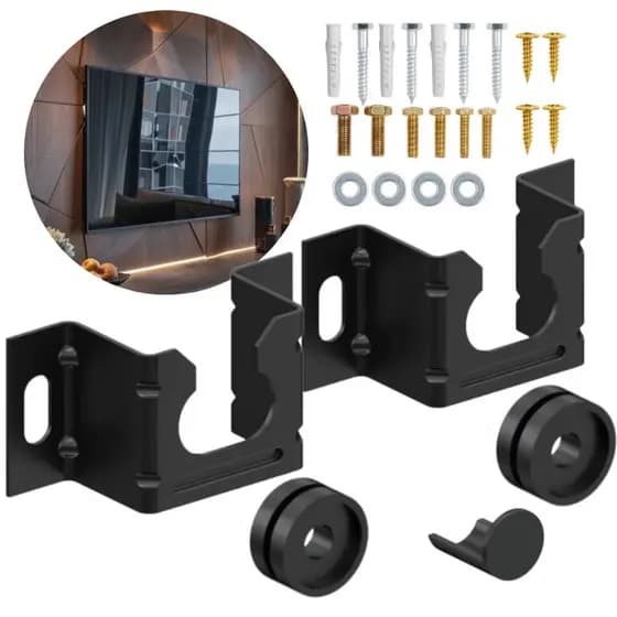 Suporte para TV Universal Fixo Smart LED LCD 4K Parede Painel 32 40 42 50 55 60 75 84 Polegada