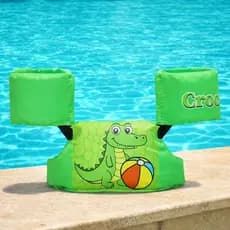 colete salva vidas infamtil com braçadeira boia para piscina criança segurança