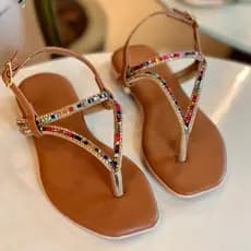 Sandália Infantil Rasterinha Strass
