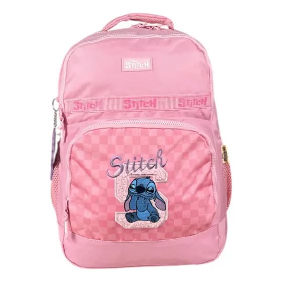 Mochila Feminina Stitch Juvenil Grande Reforçada Lançamento