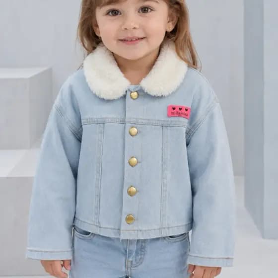 Jaqueta Camiseta Jeans Feminina Infantil Tamanho 04 – Estilosa, Confortável e Versátil