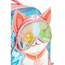 Mochila Infantil Costas Petit  3d  Original Luxcel Up4you Gatinha