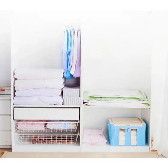 Saco a Vácuo 70x100cm Organizador Roupas Edredom Cobertor Reduz 3x Espaço Zíper PP PE Reutilizável Viagem Mala Closet