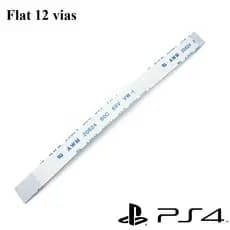 Cabos Flat 12 Vias para  Controle Ps4 Jds/Jdm 011,030,040,050 e 055