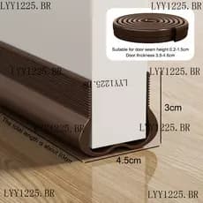 Tira De Vedação Inferior Da Porta Flexível De PVC Sob A Rolha OundProof Junta Weatherstrip Janela Rascunho Guarda