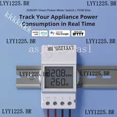 Sonoff Pow Elite 16A/20A WiFi Controlador De Interruptor De Medição Do Monitor De Consumo De Energia Em Tempo Real eWeli