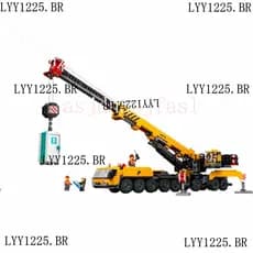 1116 Unidades | Blocos De Construção De Guindaste Móvel Da Cidade , Brinquedos Educativos Compatíveis Com Presentes Lego