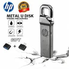 HP Pendrive 2TB USB 3.0 Materiais Metálicos À Prova D'água De Poeira Pen Drive Flash De Armazenamento Em Massa