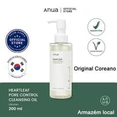 Anua Heartleaf Pore Control Óleo De Limpeza 200mL Remoção Rápida De Maquiagem Adequada Para Todos Os Tipos De Pele
