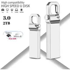 Pen Drive HP 2TB USB 3.0 À Prova D'água Perfeito Para Arquivos Grandes E Música De Vídeo