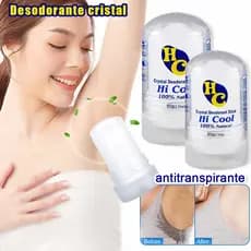 Desodorante cristal pedra Natural (60g)Pode ser usado em todo o corpo para o odor corporal Antitranspirantes