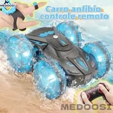 Medoosi Luzes De Brinquedo Carros De Controle Remoto Stunts Carrinho 4wd 360 ° Gesto Deformação Torção Carro De Escalada