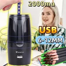 MEDOOSI-Apontador De Lápis Elétrico USB Automático/Material De Papelaria Para De Cor Mecânica Crianças Artistas