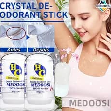 60g/120g Desodorante natural Cristal/Pedra odor c vermelhidão e inchaçoorporal Antitranspirantes para homens e mulheres