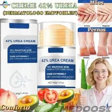 40g Tratamento Intensivo 42% Creme para Pés Secos Ureia Aloe Vera Esfoliante Suave Anti-Rachaduras e Ultra Hidratação