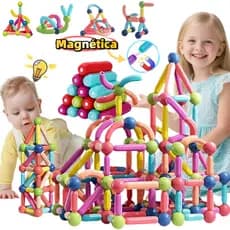MEDOOSI​​ 42PCS Magnéticos Brinquedo Montessori Blocos de Montar Construção ímã Bolas E Vara jogo Educativo para Criança