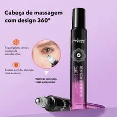 Óleo revitalizante antirrugas para os olhos com retinol, que oferece benefícios hidratantes e redutores de rugas