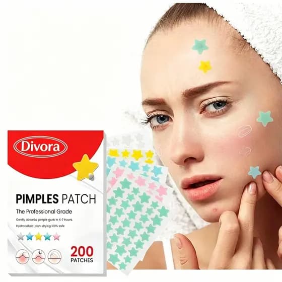 200pcs Acne Patch Adesivo Para Espinha Pimple Patch Estrela Desbotar Hidrocoloide Acne Master Patch Adesivo Para Acne