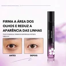 Óleo essencial revitalizante e antirrugas para os olhos com vitamina A, hidratante e redutor de rugas