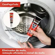 (Tampa incluída)Gel de limpeza potente contra mofo e bolor, remove manchas difíceis e mantém o ambiente limpo e fresco