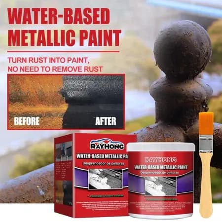 Chibel 300ml Tinta De Ferrugem, Pasta Removedor PimerA Base De Agua, Protecao Corosao Prova Para Carro Soprad