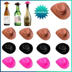 20 PCS Mini Chapéus De Cowboy Casamento Miniatura Aniversário Western Decor Doll Hats