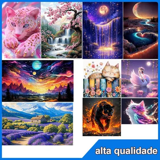 30x30cm 40x30cm 70x40cm Pintura Diamante Quadrado 5D Pintura Diamante Pintura A Óleo 5D DIY Pintura Decorativa