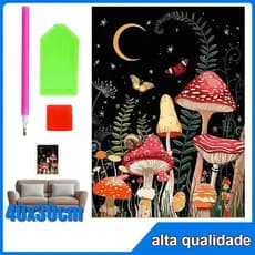 Aspargos Pintura Diamante 5D Pintura de Diamante Conjunto De Pintura Com Diamante  Conto De Fadas Redondo 5D Kits