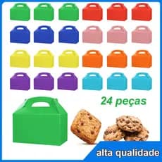 caixinha maleta para lembrancinhas 24 unidades Caixa de presente para festas16x9.5x9.5cm