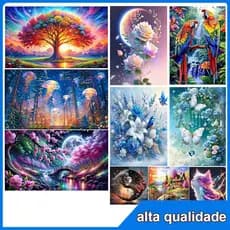 Quadrado Pintura Diamante 5D Pintura de Diamante Pintura Com Diamante A Óleo 5D DIY FullDiamond Decorativa Pintad