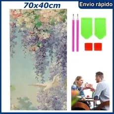 70x40cm pomba branca Pintura Diamante 5D Pintura de Diamante Kits De Pintura Diamante Para Adultos Quadrado