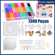 Beads Hama Perler Puzzles Iron Brinquedos De Alta Qualidade Feitos À Mão Para Crianças Perler Hama Beads 7300peças