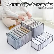 Colmeia Organizadora para Roupa Íntima, Calcinhas, Cuecas e Meias | Organizador de Gavetas e Armário