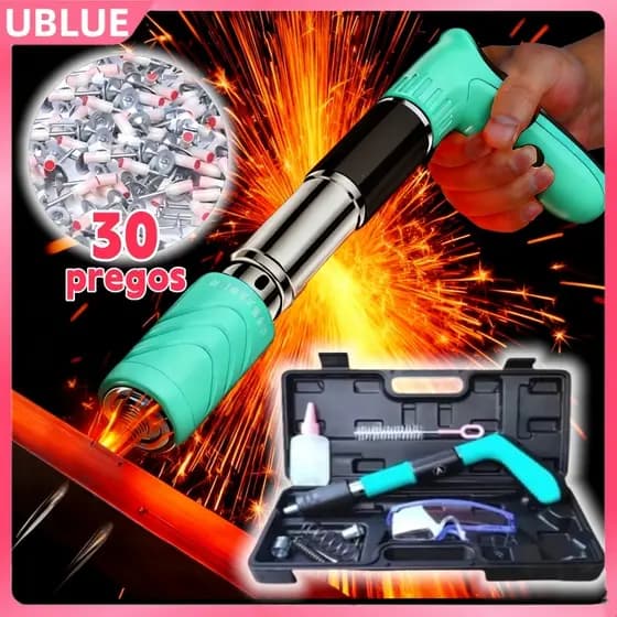 Pistola De 30 Pregos De Concreto Ajustável Manual Portátil Montagem Na Parede Fixação De Teto Domésti