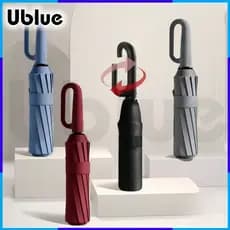 Guarda Chuva Automático À Prova Vento Anti UV Protetor Solar Grande Sol Dobrável Portátil