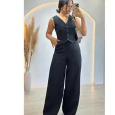 ‼️PROMOÇÃO POR TEMPO LIMITADO DE NOSSO CONJUNTO ALICE COLETE E CALÇA ALFAIATRIA COM CAIMENTO IMPECAVEL