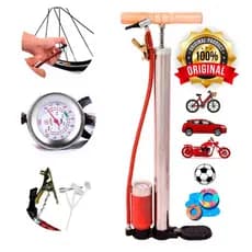Bomba De Ar Manual Com Medidor 150 Psi Pneu Moto Bike Carro BT-AX103