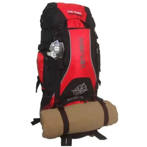 Mochila camping trilha 70L impermeável viagem exploring MC102