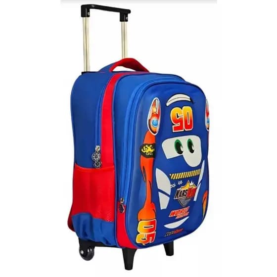 Mochila De Rodinha Infantil 3D Reforçada Menino