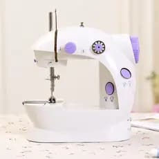 Mini Máquina De Costura Reta Portátil Com Pedal Compacta Bivolt Urbantek