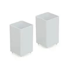 2 Porta Canetas Branco para Painel Pegboard