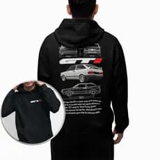 Blusa de Frio Moletom Canguru Carro Casaco Unissex Gol GTI Racha Alta Qualidade Premium