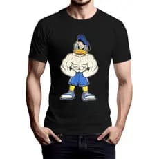 Camiseta Masculina Academia Pato Donald Maromba Treino Camisa Premium