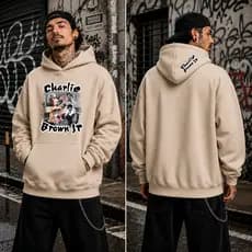 Moletom Charlie Brown Canguru Blusa Inverno Exclusiva Qualidade Premium