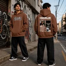 Moletom Charlie Brown Jr Canguru Flanelado  Blusa Inverno Com Bolso Extra Premium