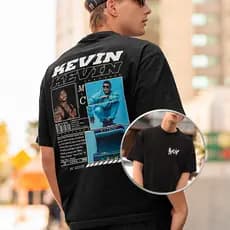 Camisa Mc Kevin  Biografia Cantor Funk Unissex Exclusiva Camiseta Blusa 100% Algodão Qualidade Premium