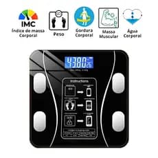 Balança Digital Bioimpedância Corporal 180kg Aplicativo Profissional Bluetooth Envio Imediato