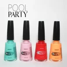 Kit 4 Esmaltes Brilho Intenso e Secagem Rapida Coleção Pool Party Verão 2026 Big Universo