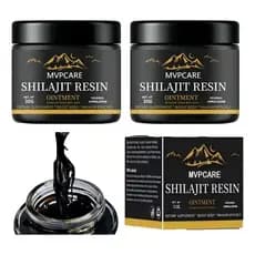 kit 2 Resina Shilajit Pura do Himalaia MVPCARE com 600mg, Pack com 2 Unidades