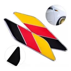Par emblema Alemanha VW NIVUS/VIRTUS/T-CROSS